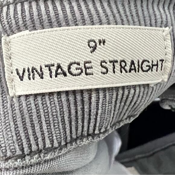 J. Crew gray straight leg corduroy pants size 26 petite 26P B133 - Picture 3 of 5